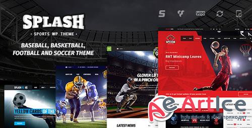 ThemeForest - Splash v3.5 - WordPress Sports Theme for Basketball, Football, Soccer and Baseball Clubs - 16751749 - NULLED