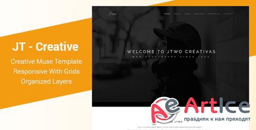 ThemeForest - JT v1.0 - Creative One Page Muse Template - 21803815