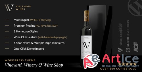 ThemeForest - Villenoir v3.8 - Vineyard, Winery & Wine Shop - 15605053