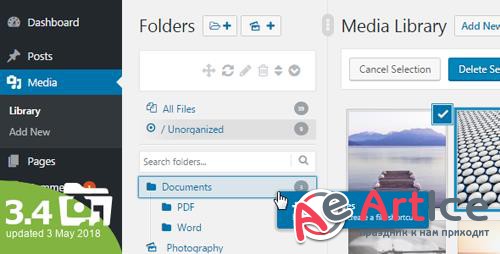 CodeCanyon - WordPress Real Media Library v4.0 - Media Categories / Folders File Manager - 13155134