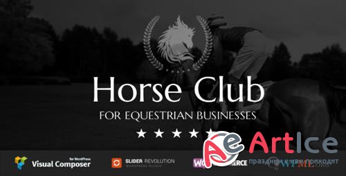 ThemeForest - Horse Club v1.8 - Equestrian WordPress Theme - 13623589