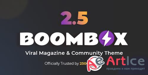 ThemeForest - BoomBox v2.5.4 - Viral Magazine WordPress Theme - 16596434 - NULLED