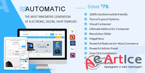 ThemeForest - Automatic v1.8 - WooCommerce Theme for Electronic, Computer, Digital Store - 19585758