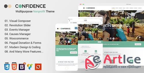ThemeForest - Confidence v3.2.1 - Multipurpose Nonprofit WordPress Theme - 13439345