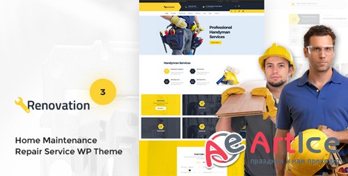 ThemeForest - Renovation v3.5.3 - Home Maintenance, Repair Service Theme - 11444549