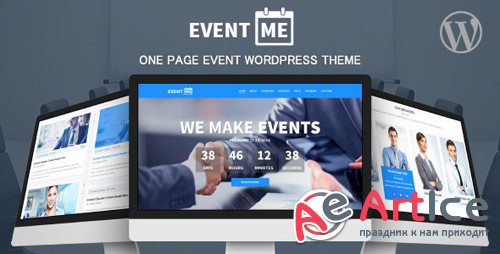 ThemeForest - EventMe v2.5.8 - Corporate Event Landing Wordpress Theme - 8551616