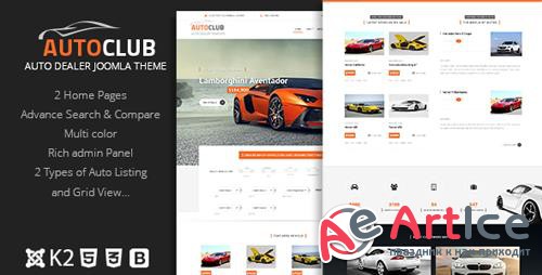 ThemeForest - Auto Club v9 - Responsive Car Dealer Joomla Template - 15419405