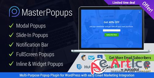 CodeCanyon - Master Popups v2.0.1 - WordPress Popup Plugin for Email Subscription - 20142807