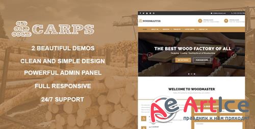 ThemeForest - Carps v1.1 - Wood Carpentry WordPress Theme - 21002475