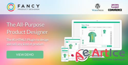CodeCanyon - Fancy Product Designer v3.7.9 - WooCommerce WordPress - 6318393