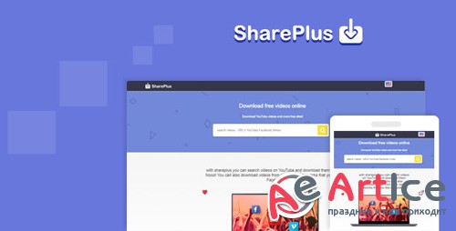 CodeCanyon - Shareplus v2.1 - Video Downloader from youtube, facebook,instagram and video search - 21364721