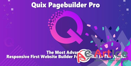 Quix Pagebuilder Pro v2.0.1 - Responsive First Website Builder For Joomla