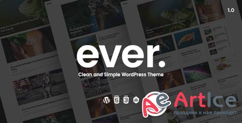 ThemeForest - Ever v1.2.2 - Clean and Simple WordPress Theme - 19387166