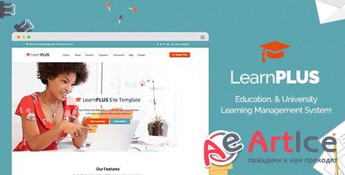 ThemeForest - LearnPLUS v1.1.5 - Education LMS Responsive Theme | Education - 16006130