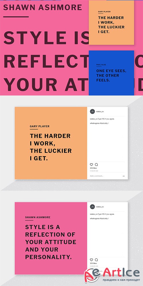 Color Quotes Social Media Kit