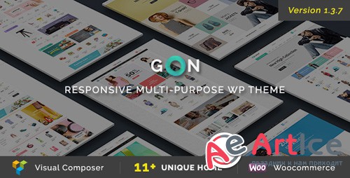 ThemeForest - Gon v1.3.7 - Responsive Multi-Purpose WordPress Theme - 13573615