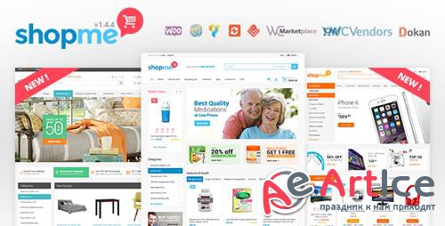ThemeForest - ShopMe v1.4.4 - Multi Vendor Woocommerce WordPress Theme - 12701244 - NULLED