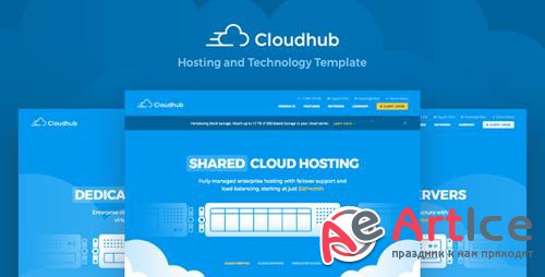 ThemeForest - Cloudhub v1.3 - Hosting and Technology HTML Template - 21072525