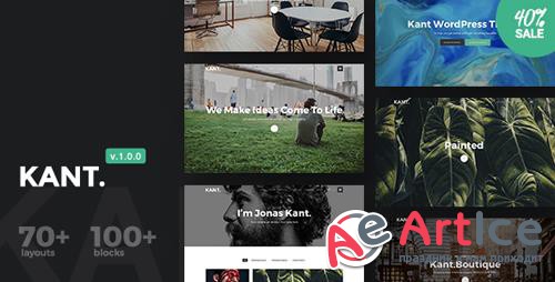 ThemeForest - Kant v1.0.0 - A Multipurpose WordPress Theme for Startups, Creatives and Freelancers - 21954351