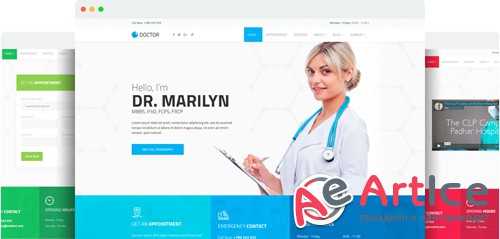 JoomShaper - Doctor v2.0 - Medical Clinic Joomla Template
