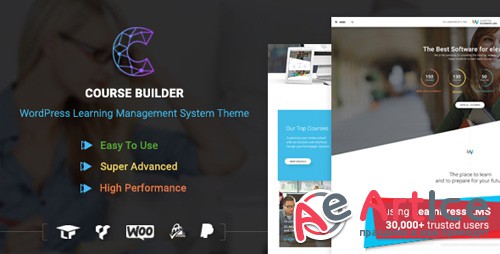 ThemeForest - WordPress LMS Theme for Online Courses, Schools & Education | Course Builder v2.2.0 - 20370918 - NULLED
