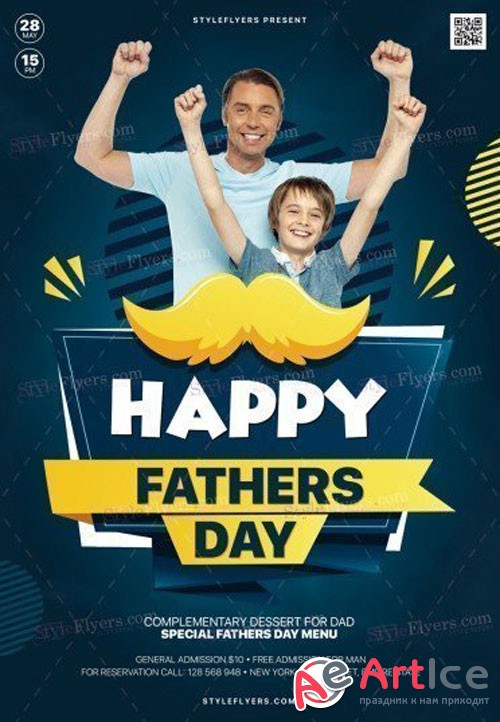Fathers Day V12 2018 PSD Flyer Template