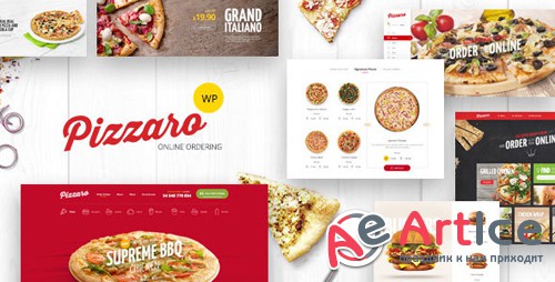 ThemeForest - Pizzaro v1.2.8 - Fast Food & Restaurant WooCommerce Theme - 19209143