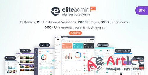 ThemeForest - Elite Admin v4.0 - Multipurpose Bootstrap 4 Admin Template - 16750820