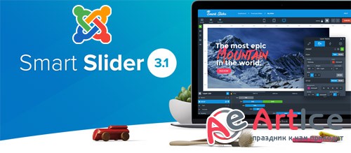 Smart Slider 3 Pro v3.3.1 - Slider For Joomla