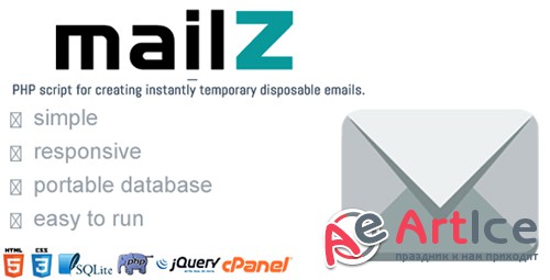 CodeCanyon - MailZ - Simple Disposable Temporary Email (Update: 5 May 18) - 21646056