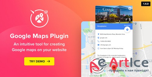 CodeCanyon - WP Google Maps v1.4.0 - Map Plugin for WordPress - 20574814