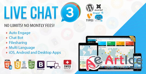 CodeCanyon - Live Support Chat v3.5.2 - Live Chat 3 - 21458576