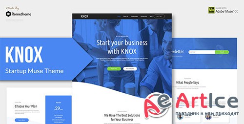 ThemeForest - KNOX v1.0 - Startup, Agency, Apps Muse Theme - 22020702