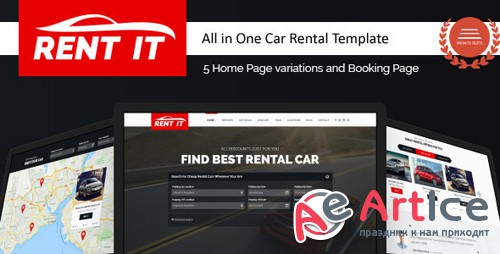 ThemeForest - Rentit v1.5.3 - Car / Bike / Vehicle Rental WordPress Theme - 15085707