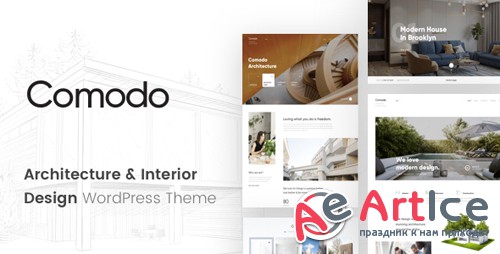 ThemeForest - Comodo v1.0.1 - Architecture And Interior Design WordPress Theme - 21392497