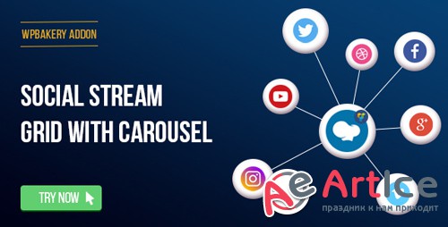 CodeCanyon - WPBakery Page Builder - Social Streams With Carousel v1.11 (formerly Visual Composer) - 11471294