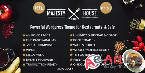 ThemeForest - Majesty v1.6.3 - Restaurant WooCommerce WordPress Theme - 13483561