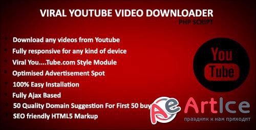 CodeCanyon - Moko Viral YouTube Downloader v1.0 - Best Viral YouTube Video Downloader Script - 21174271