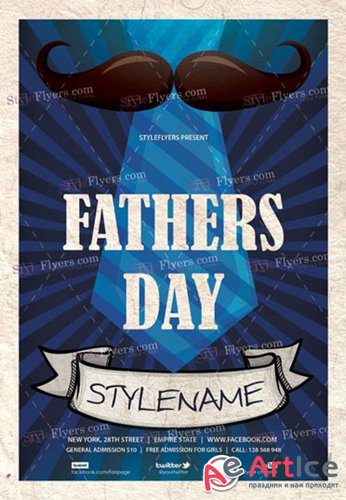 Fathers Day V9 PSD Flyer Template