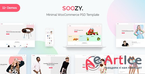 ThemeForest - Soozy v1.0 - Minimalist WooCommerce Psd Template - 22094486
