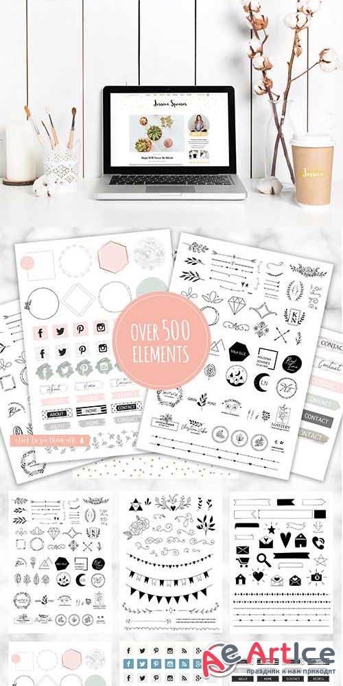 Web Design Kit for Bloggers - CM 2518216