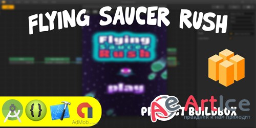 CodeSter - Flying Saucer Rush Buildbox Project BBDOC - 7419