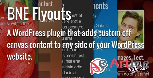 CodeCanyon - Flyouts v1.4 - Off Canvas Custom Content for WordPress - 7837448
