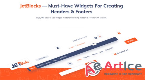 JetBlocks For Elementor v1.1.0 - Must-Have Widgets For Creating Headers & Footers