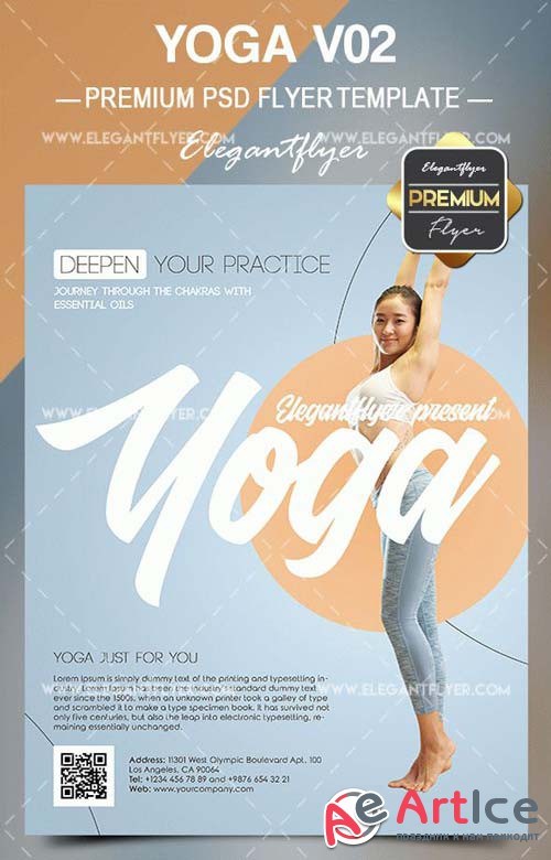 Yoga V02 2018 Flyer PSD Template