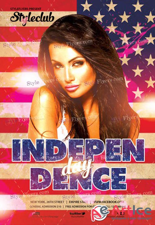 Independence Day V17 2018 PSD Flyer Template