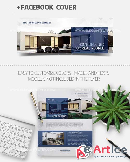 Real Estate V20 2018 Flyer PSD Template