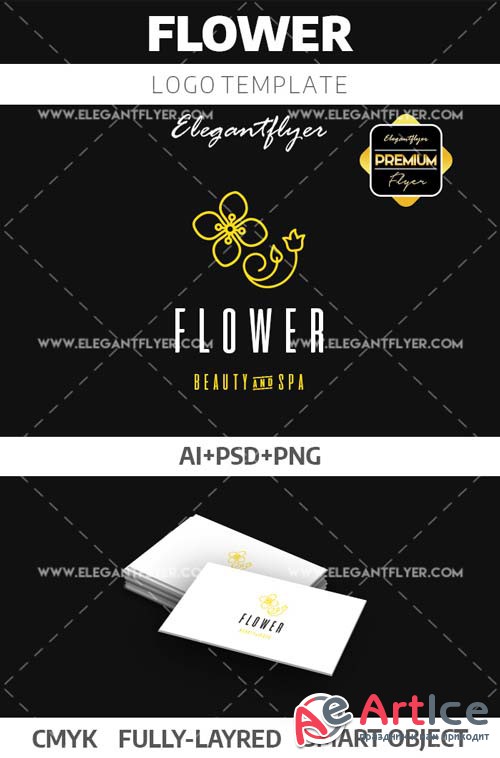 Flower V3 2018 Premium Logotype Template