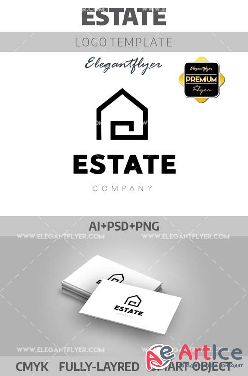 Estate V3 2018 Premium Logotype Template