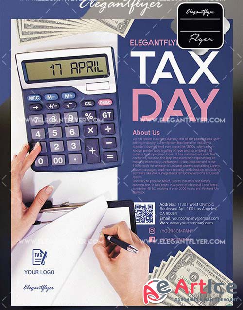 Tax Day V1 2018 Flyer Template